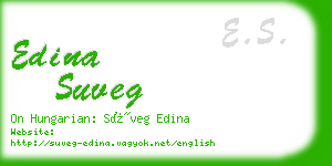 edina suveg business card